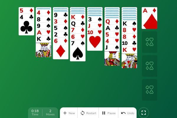 Yukon Solitaire 🕹️ 🃏 | Juego de navegador de cartas rompecabezas - Imagen 1