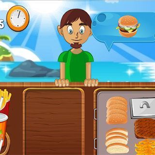 Play Beach Burger  🕹️ 🏖️