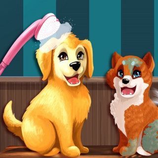 Jouer au Cute Puppy Care  🕹️ 🏖️