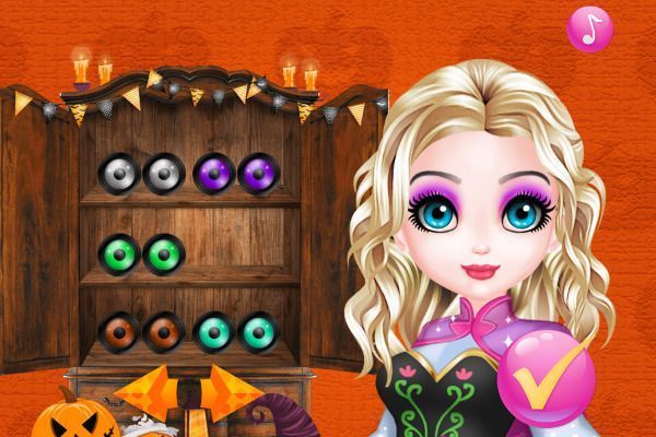 Cute Witch Princess 🕹️ 🏖️ | Jeu de navigateur casual d'arcade - Image 1