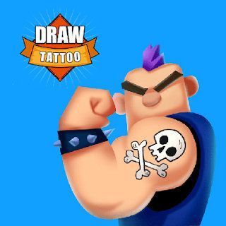 Jogar Draw Tattoo  🕹️ 🏖️