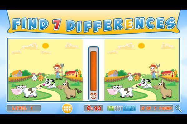 Find Seven Differences 🕹️ 🏖️ | Free Puzzle Casual Browser Game - Image 1