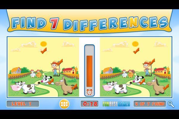 Find Seven Differences 🕹️ 🏖️ | Puzzle Casual Kostenloses Browserspiel - Bild 2