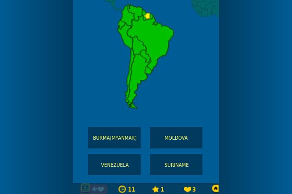 Geography Quiz 🕹️ 🏖️ | Free Puzzle Casual Browser Game - Image 2