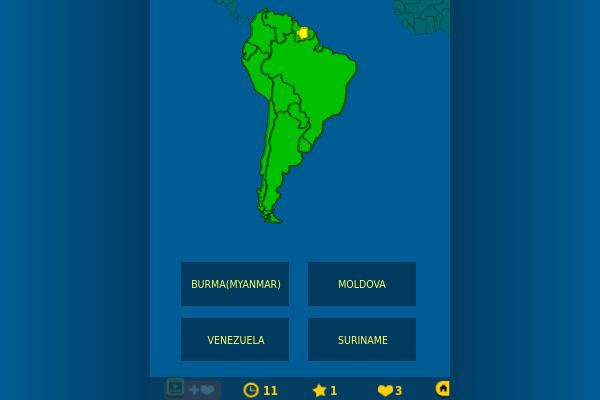 Geography Quiz 🕹️ 🏖️ | Jogo de navegador de quebra-cabeças casual - Imagem 2