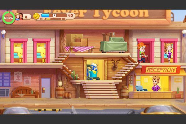Hotel Fever Tycoon 🕹️ 🏖️ | Juego de navegador de estrategia casual - Imagen 3