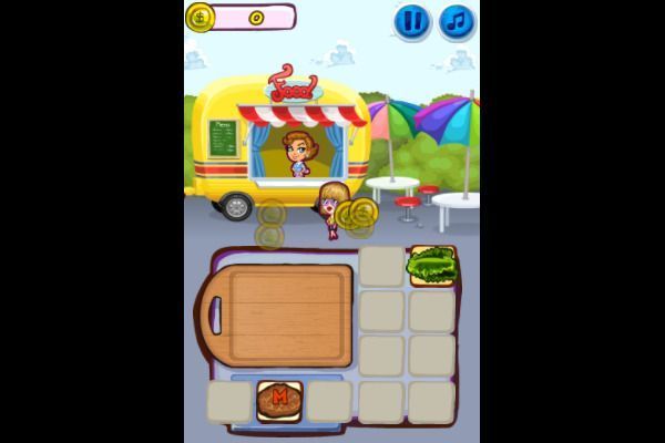Julias Food Truck 🕹️ 🏖️ | Jogo de navegador casual arcade - Imagem 3