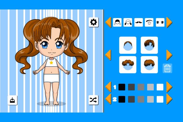 Kawaii Chibi Creator 🕹️ 🏖️ | Juego de navegador casual - Imagen 2