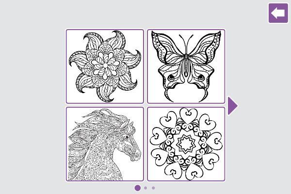 Mandala Coloring Book 🕹️ 🏖️ | Juego de navegador casual - Imagen 1