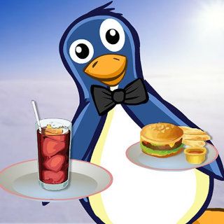 Jugar Penguin Cookshop  🕹️ 🏖️