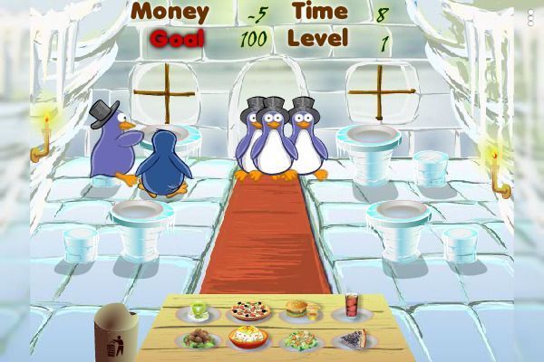Penguin Cookshop 🕹️ 🏖️ | Jeu de navigateur de logique casual - Image 2