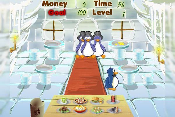 Penguin Cookshop 🕹️ 🏖️ | Free Logic Casual Browser Game - Image 3