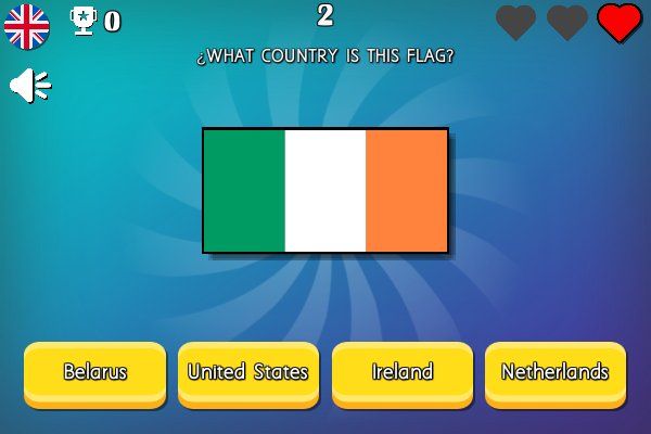 Quiz Guess the Flag 🕹️ 🏖️ | Jeu de navigateur de puzzle casual - Image 3