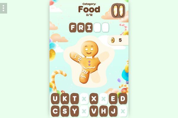 Sweet Hangman 🕹️ 🏖️ | Jeu de navigateur casual de puzzle - Image 3
