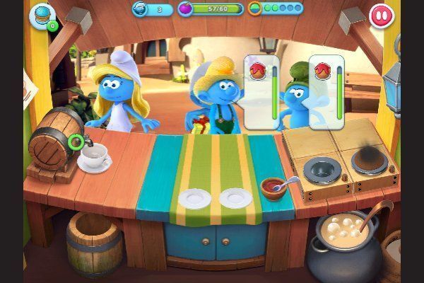 The Smurfs Cooking 🕹️ 🏖️ | Jogo de navegador arcade casual - Imagem 2