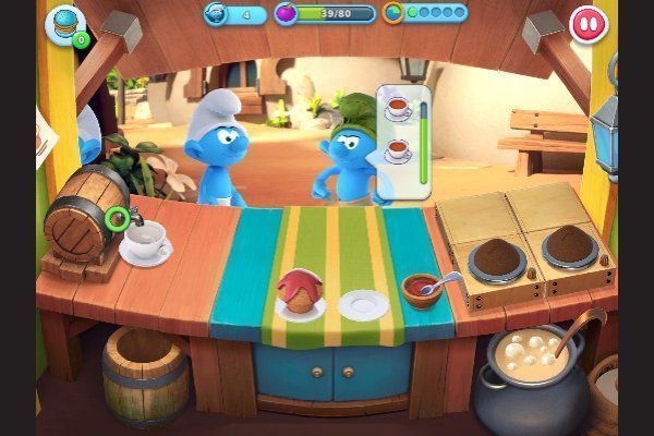 The Smurfs Cooking 🕹️ 🏖️ | Jogo de navegador arcade casual - Imagem 3