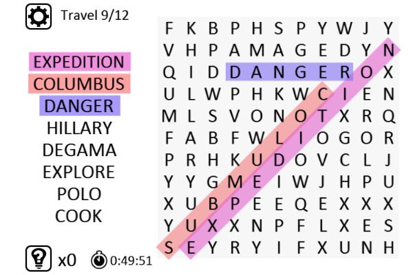 Word Search Classic 🕹️ 🏖️ | Juego de navegador de habilidad casual - Imagen 3