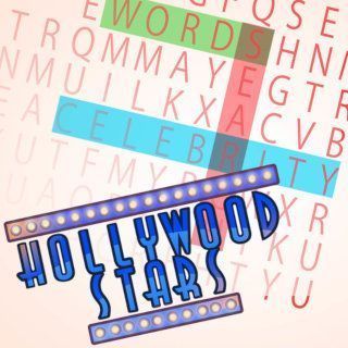 Jugar Words Search Hollywood Stars  🕹️ 🏖️