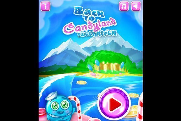 Back To Candyland 3 🕹️ 🍬 | Juego de navegador rompecabezas match-3 - Imagen 1