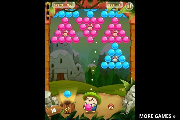 Bubble Pop Adventures 🕹️ 🍬 | Juego de navegador arcade match-3 - Imagen 1