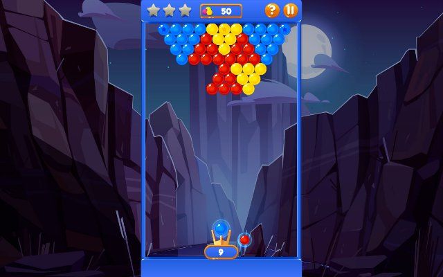 Bubble Shooter Gold 🕹️ 🍬 | Puzzle Match-3 Kostenloses Browserspiel - Bild 1