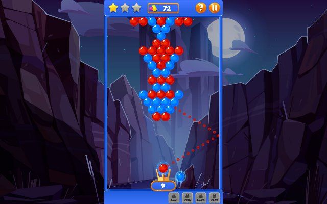 Bubble Shooter Gold 🕹️ 🍬 | Puzzle Match-3 Kostenloses Browserspiel - Bild 2