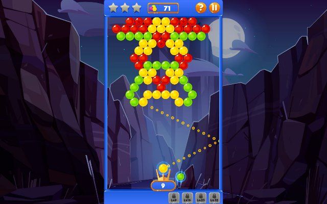 Bubble Shooter Gold 🕹️ 🍬 | Puzzle Match-3 Kostenloses Browserspiel - Bild 3
