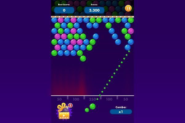 Bubble Shooter Pro 2 🕹️ 🍬 | Juego de navegador arcade match-3 - Imagen 1