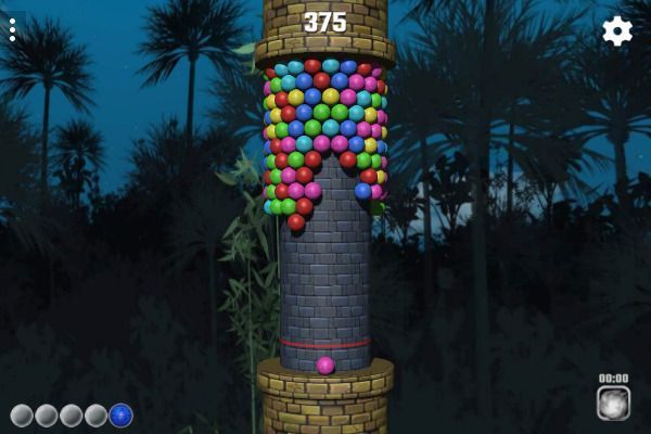 Bubble Tower 3D 🕹️ 🍬 | Gioco per browser rompicapo match-3 - Immagine 1