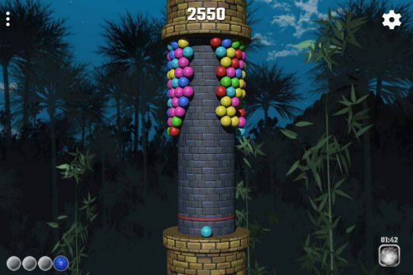 Bubble Tower 3D 🕹️ 🍬 | Gioco per browser rompicapo match-3 - Immagine 2