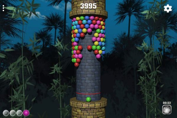Bubble Tower 3D 🕹️ 🍬 | Jogo de navegador de quebra-cabeças match-3 - Imagem 3