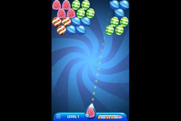 Candy Bubble 🕹️ 🍬 | Jogo de navegador de quebra-cabeças match-3 - Imagem 1