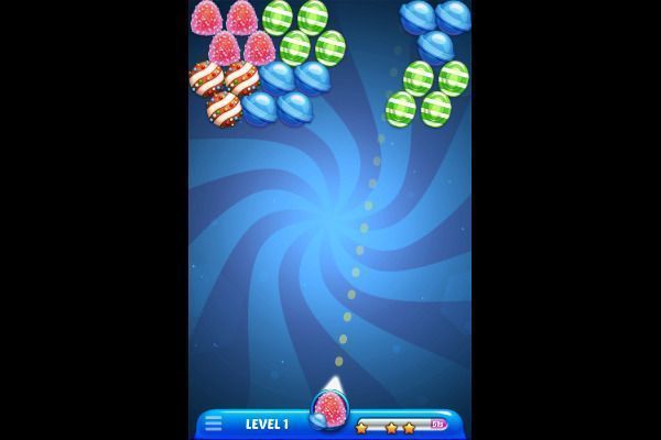 Candy Bubble 🕹️ 🍬 | Gioco per browser rompicapo match-3 - Immagine 1