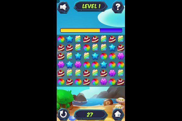 Candy Forest 🕹️ 🍬 | Gioco per browser rompicapo match-3 - Immagine 1