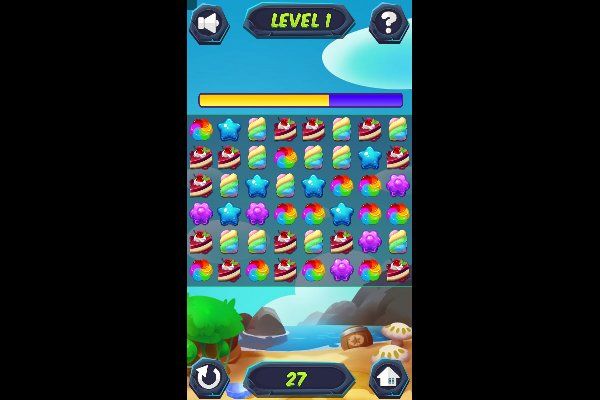 Candy Forest 🕹️ 🍬 | Puzzle Match-3 Kostenloses Browserspiel - Bild 1