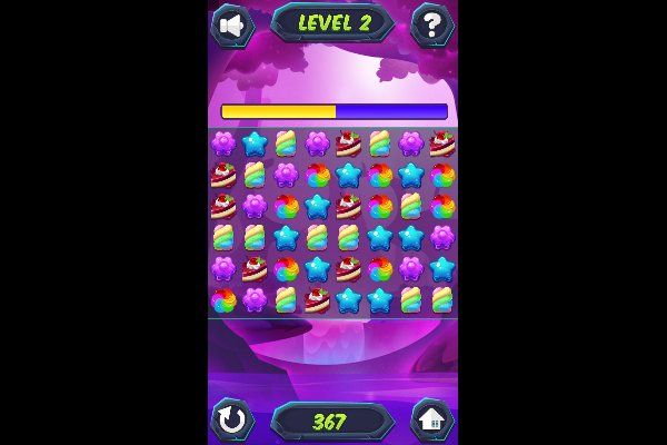 Candy Forest 🕹️ 🍬 | Free Puzzle Match-3 Browser Game - Image 2