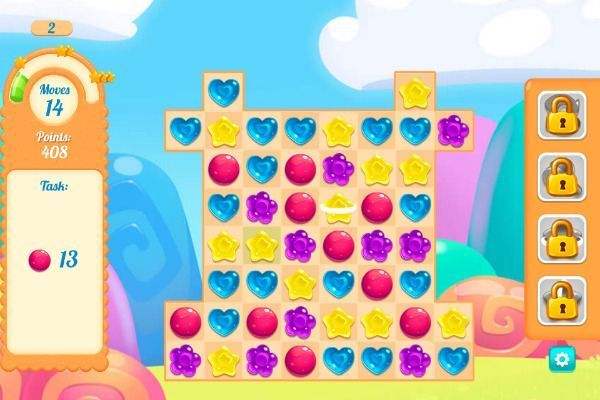 Candy Rain 7 🕹️ 🍬 | Juego de navegador rompecabezas match-3 - Imagen 2