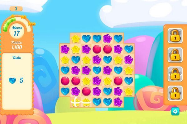 Candy Rain 7 🕹️ 🍬 | Gioco per browser rompicapo match-3 - Immagine 3