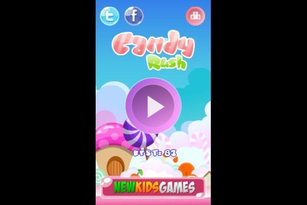 Candy Rush 🕹️ 🍬 | Juego de navegador rompecabezas match-3 - Imagen 1