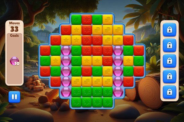 Cubica 🕹️ 🍬 | Puzzle Match-3 Kostenloses Browserspiel - Bild 1