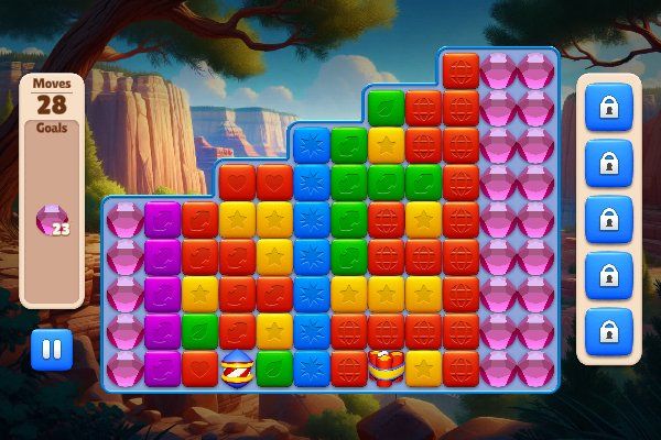 Cubica 🕹️ 🍬 | Puzzle Match-3 Kostenloses Browserspiel - Bild 3