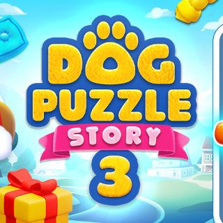 Spielen sie Dog Puzzle Story 3  🕹️ 🍬