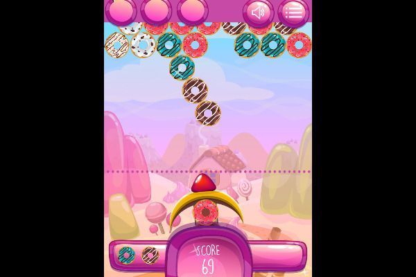 Donut Shooter 🕹️ 🍬 | Puzzle Match-3 Kostenloses Browserspiel - Bild 3