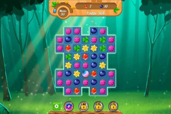 Forest Match 🕹️ 🍬 | Gioco per browser rompicapo match-3 - Immagine 1