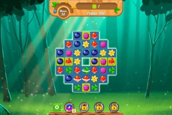 Forest Match 🕹️ 🍬 | Free Puzzle Match-3 Browser Game - Image 2