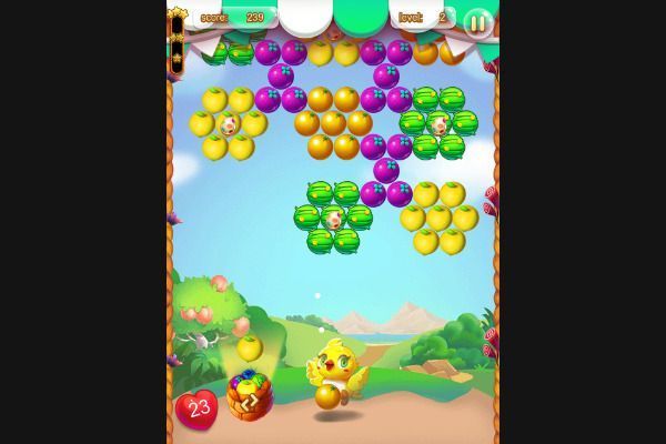 Fruit Bubble Shooters 🕹️ 🍬 | Free Puzzle Match-3 Browser Game - Image 2