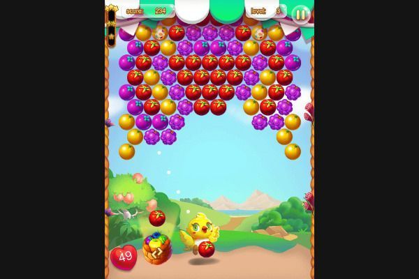 Fruit Bubble Shooters 🕹️ 🍬 | Free Puzzle Match-3 Browser Game - Image 3