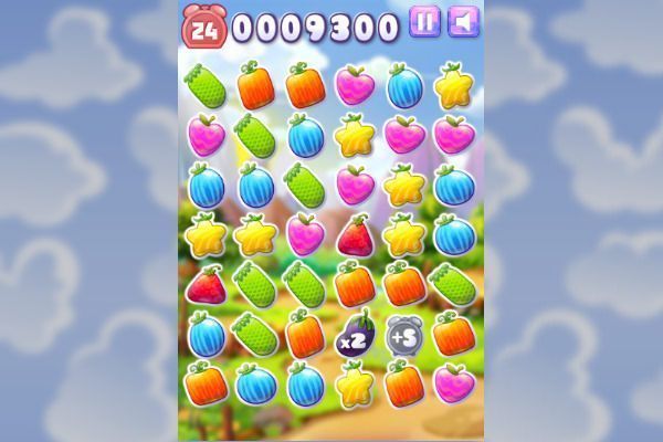 Fruit Crush Frenzy 🕹️ 🍬 | Jeu de navigateur de puzzle match-3 - Image 3