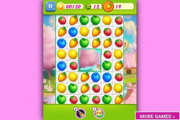 Fruit Swipe Mania 🕹️ 🍬 | Juego de navegador rompecabezas match-3 - Imagen 3