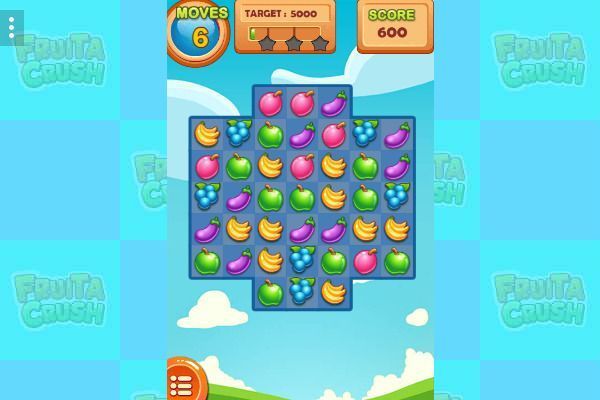 Fruita Crush 🕹️ 🍬 | Puzzle Match-3 Kostenloses Browserspiel - Bild 2